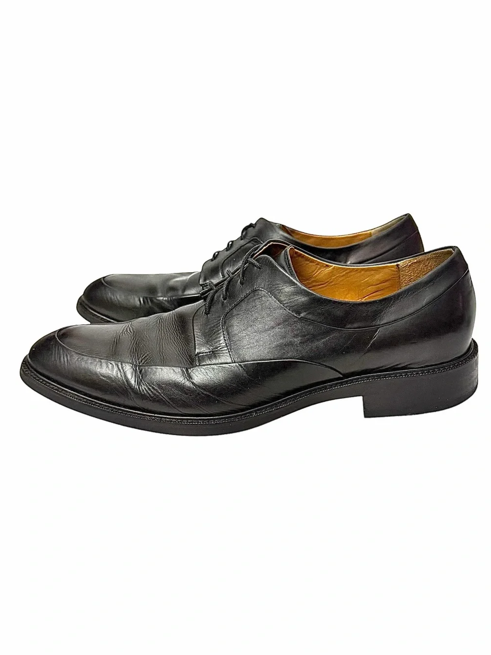 Cole Haan C20159 Moc Toe Oxfords Men’s Size 11.5 M Black Leather Lace-Up Shoes